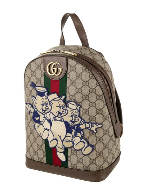 gucci disney pig backpack|Disney Gucci bucket bag.